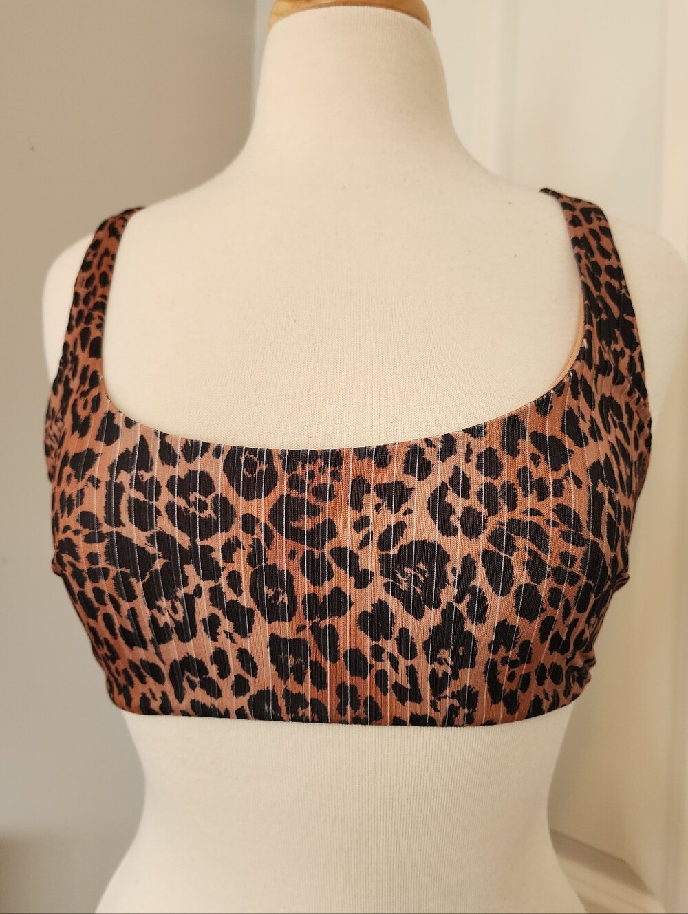 2/$15 ASOS Leopard Print Bikini Top - US 12